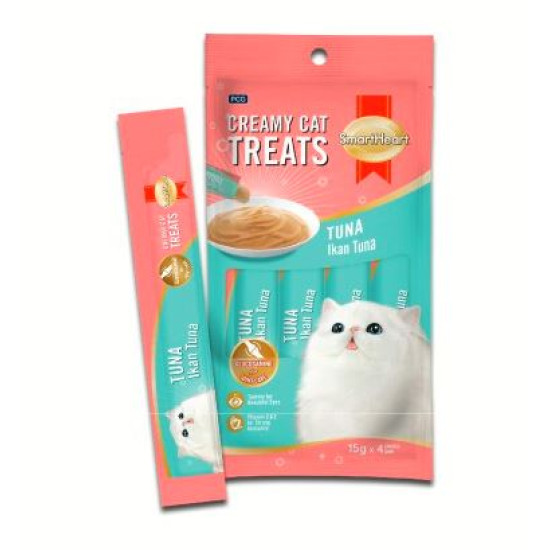 SMART HEART CAT TREAT - TUNA 15G*4S