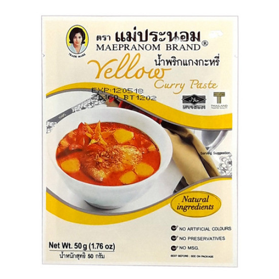 MAE PRANOM YELLOW CURRY PASTE 50G