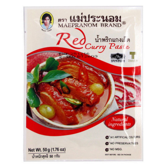 MAE PRANOM RED CURRY PASTE 50G