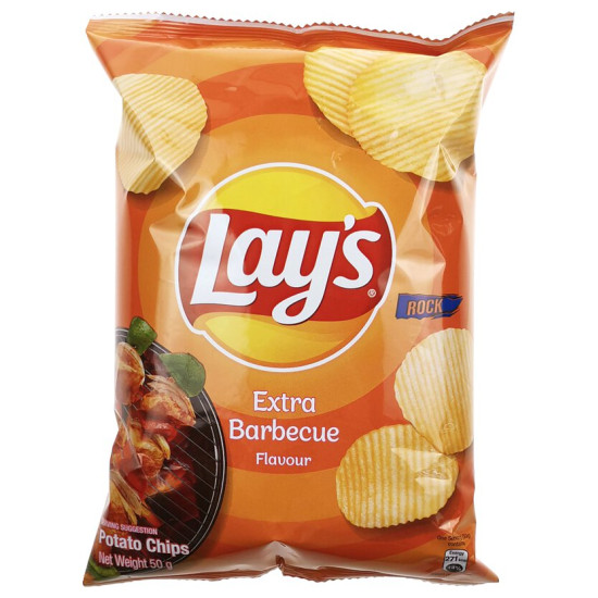 LAYS EXTRA BBQ 50GM