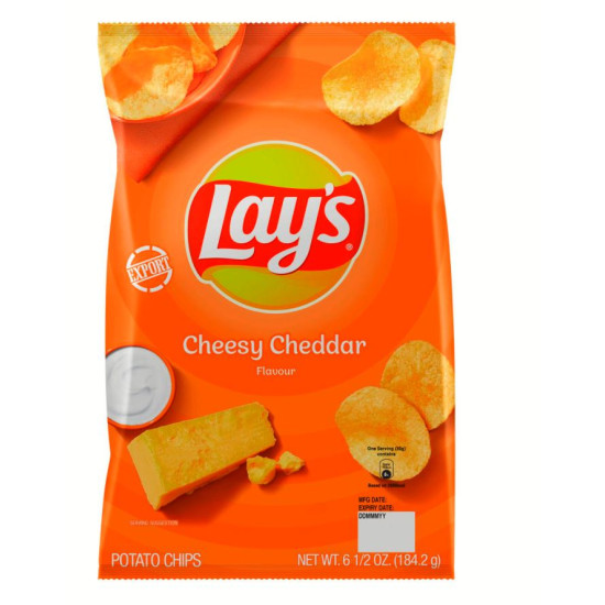 LAYS (TH) CLAS CHEESY CHEDDAR 184.2GM