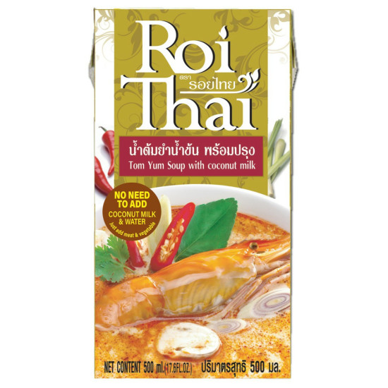 ROI THAI TOMYAM SOUP WITH COCONUT MILK 500ML