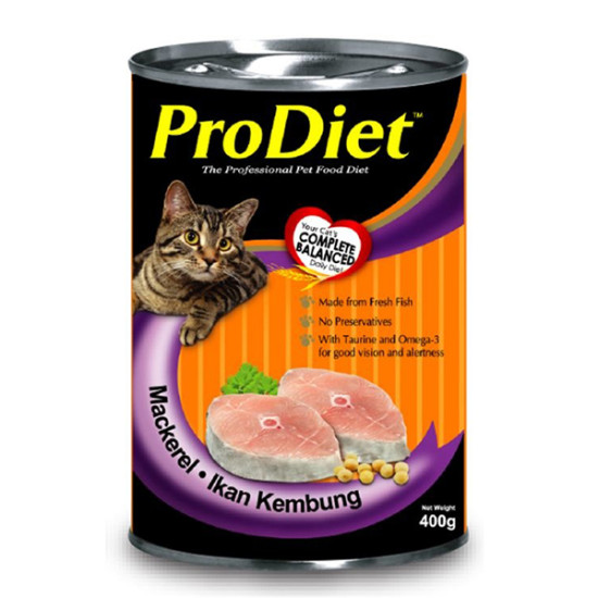 ProDiet (TIN) MACKEREL 400GM