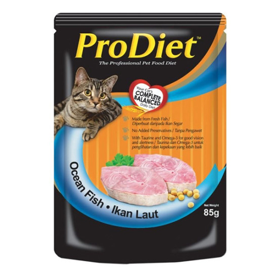 ProDiet (POUCH) OCEAN FISH 85GM