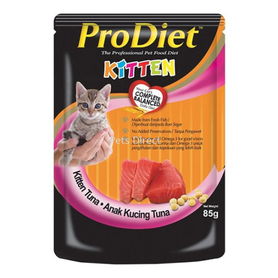 ProDiet KITTEN (POUCH) TUNA 85GM