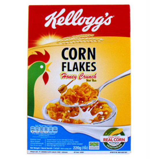 KELLOGG'S HONEY & NUTS CORN FLAKES 200G