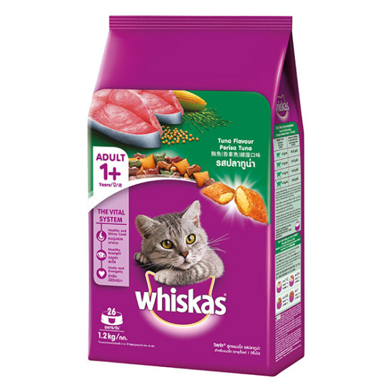 WHISKAS DRY - TUNA 1.2KG