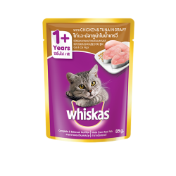 WHISKAS (POUCH) CHICKEN & TUNA 85G