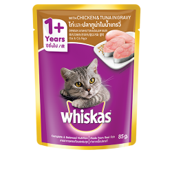 WHISKAS (POUCH) CHICKEN & TUNA 85G WHISKAS (POUCH) CHICKEN & TUNA 85G