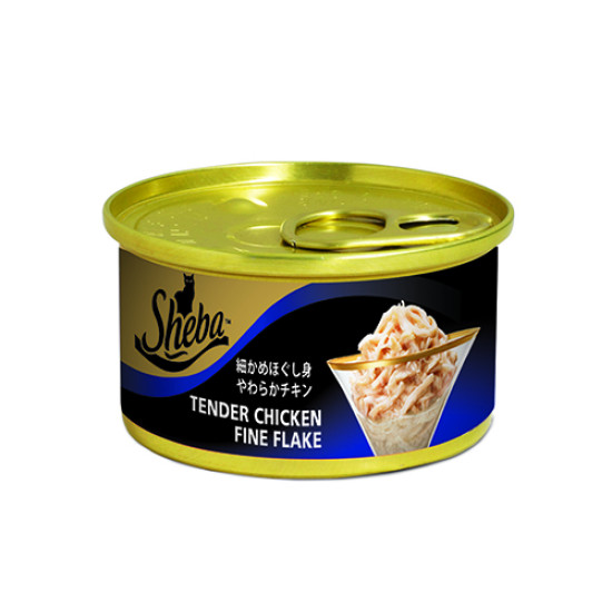 SHEBA (CAN) TENDER CHICKEN FINE FLAKE 85G