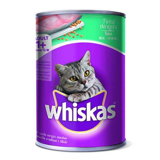 WHISKAS (CAN) TUNA 400G