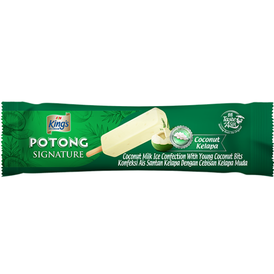 KING'S POTONG COCONUT ICE CREAM MULTIPACK 60ML*6