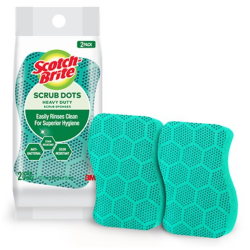 SCOTCH BRITE SCRUB DOTS HD 2PK SEPK/CV SCOTCH BRITE SCRUB DOTS HD 2PK SEPK/CV