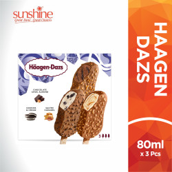 HAAGEN DAZS COOKIES SALTED CHOCOLATE 80ML*3