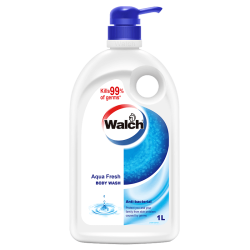 WALCH ANTI-BACTERIAL BODY WASH AQUA FRESH 1 LIT WALCH ANTI-BACTERIAL BODY WASH AQUA FRESH 1 LIT
