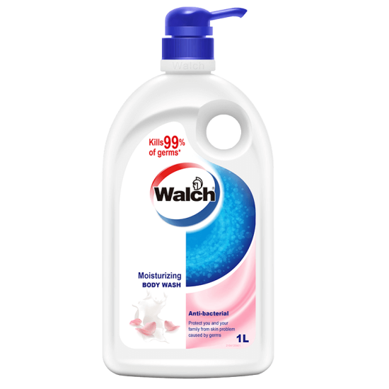 WALCH ANTI-BACTERIAL BODY WASH MOISTURIZING1 LIT