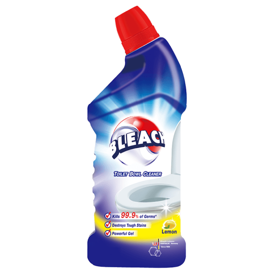 BLEACH TOILET BOWL CLEANER LEMON 600ML