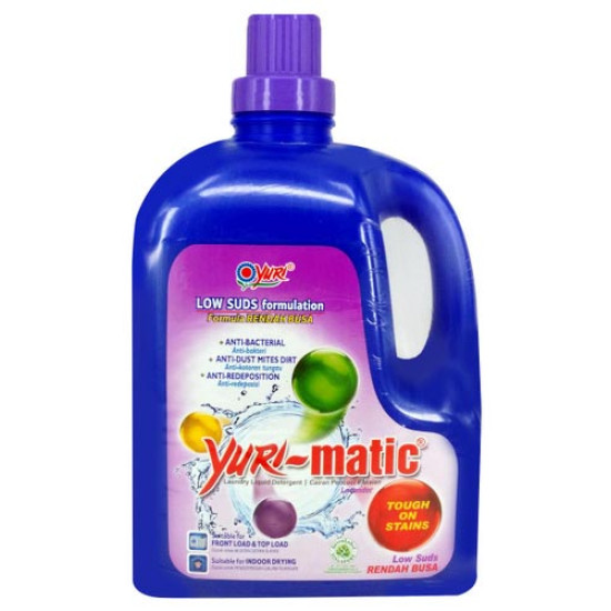 YURI MATIC LIQUID DETERGENT - LOW SUDS 2.8KG