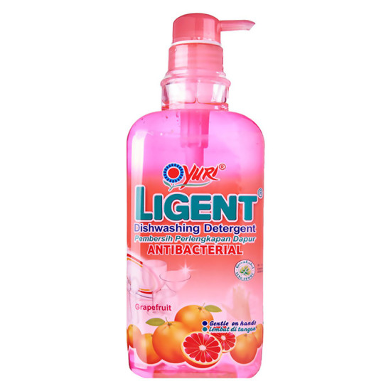 YURI LIGENT DISHWASHING GRAPEFRUIT(PUMP) 1 LIT