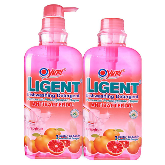 YURI LIGENT DISHWASHING - GRAPE FRUIT 1L *2