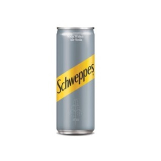 SCHWEPPES SODA WATER 330ML