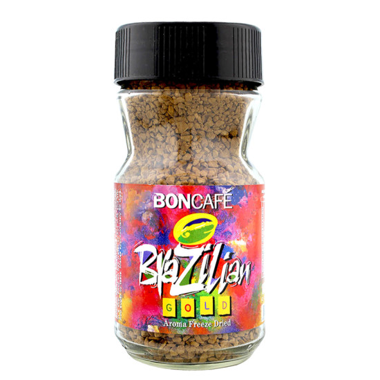 BONCAFE INSTANT COFFEE BRAZILIAN FREEZE DRIED100GM