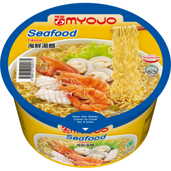 MYOJO INSTANT NOODLE SEAFOOD 80GM