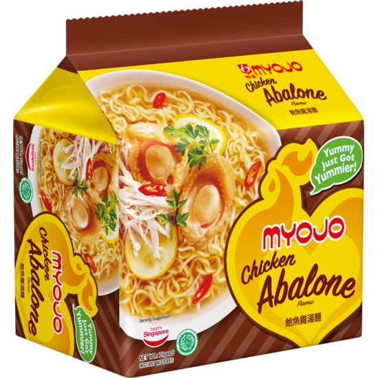 MYOJO CHICKEN ABALONE 85GM*5