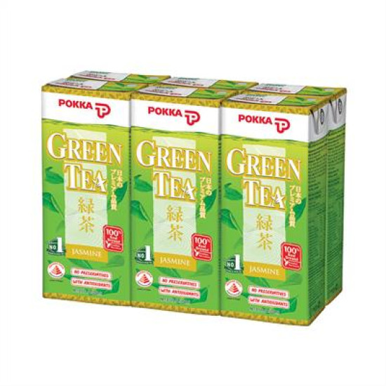 POKKA JASMINE GREEN TEA 250ML*6