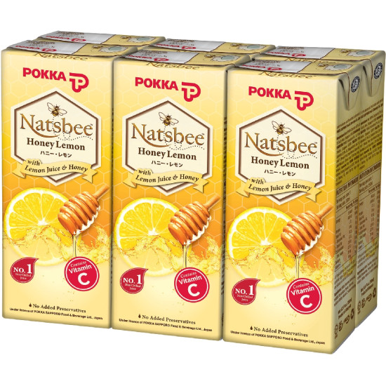 POKKA HONEY LEMON JUICE DRINK 250ML*6