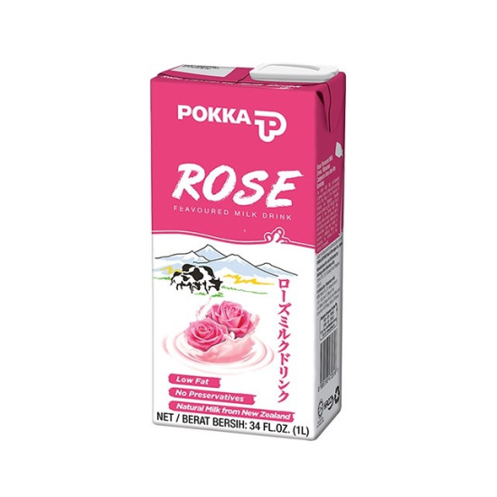 POKKA ROSE BANDUNG MILK 1L