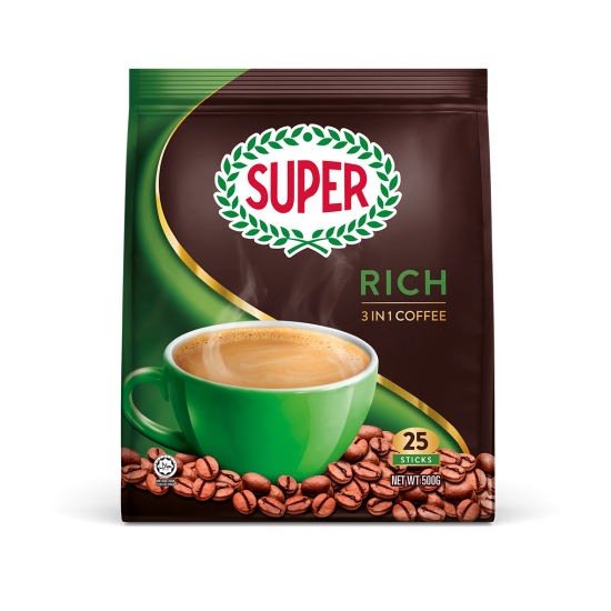 SUPER COFFEE RICH 3 IN 1 20GM*25