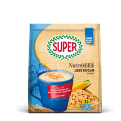 SUPER NUTREMILL CEREAL LESS SUGAR 25GM*15 SUPER NUTREMILL CEREAL LESS SUGAR 25GM*15