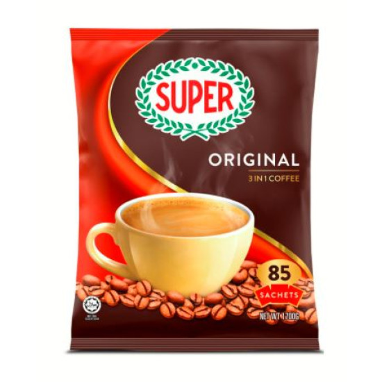 SUPER COFFEE 3IN1 REGULAR 18GM*85