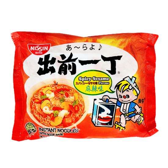 NISSIN INSTANT NOODLE BAG SPICY 86GM*5