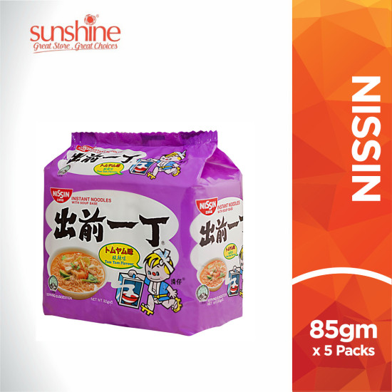 NISSIN INSTANT NOODLE BAG TOMYAM 85GM*5