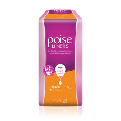 POISE PANTY LINER REGULAR 19CM 24S POISE PANTY LINER REGULAR 19CM 24S