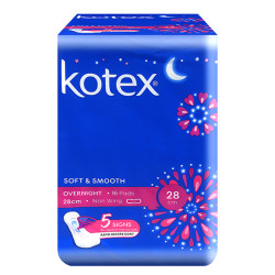 KOTEX SOFT & SMOOTH MAXI NIGHT 28CM 16S KOTEX SOFT & SMOOTH MAXI NIGHT 28CM 16S