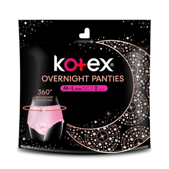 KOTEX OVERNIGHT PANTIES L SIZE 2S