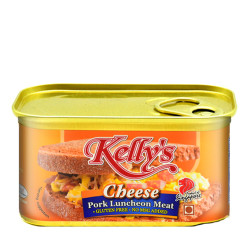 KELLY'S PORK LUNCHEON MEAT CHEESE 200GM KELLY'S PORK LUNCHEON MEAT CHEESE 200GM