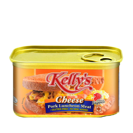 KELLY'S PORK LUNCHEON MEAT CHEESE 200GM