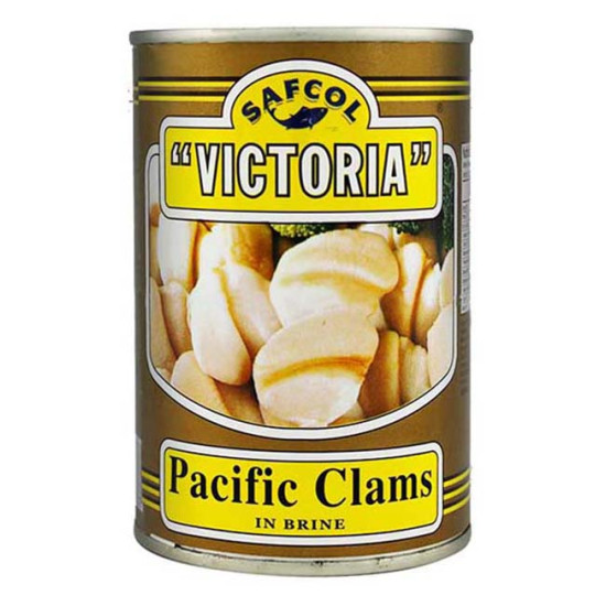 SAFCOL VICTORIA PACIFIC CLAMS IN BRINE 425GM