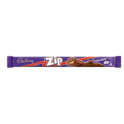 CADBURY ZIP CHOCOLATE SINGLE 31GM CADBURY ZIP CHOCOLATE SINGLE 31GM