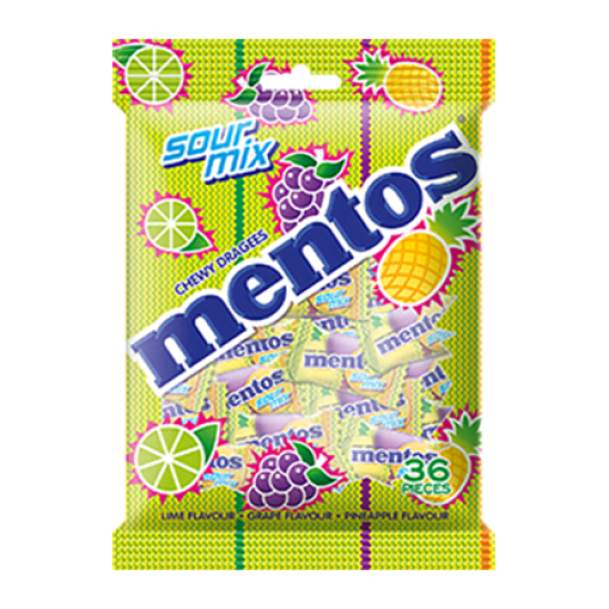 MENTOS POUCH BAG SOUR MIX 36S