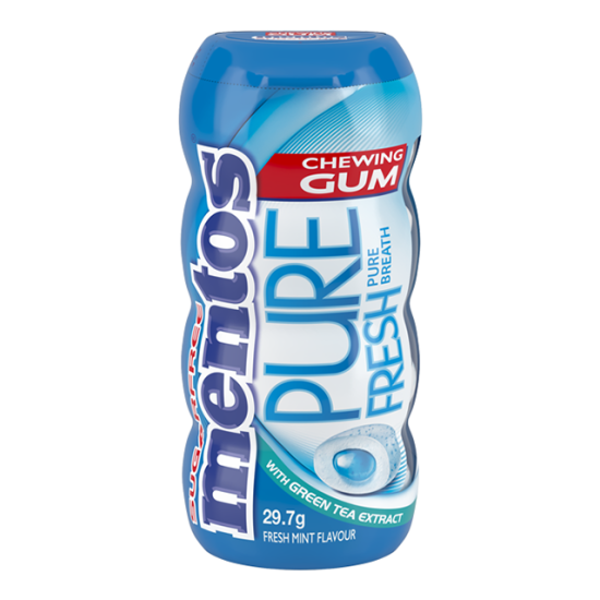 MENTOS PURE FRESH POCKET BOTTLE MINT 29GM