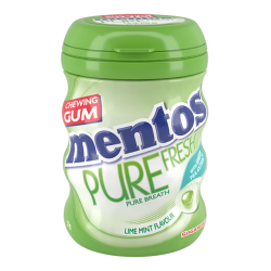 MENTOS PURE FRESH GUM LIME MINT 57GM