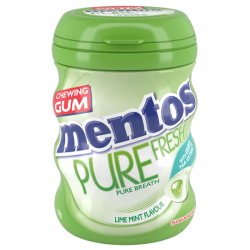 MENTOS PURE FRESH GUM LIME MINT 57GM MENTOS PURE FRESH GUM LIME MINT 57GM
