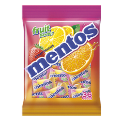 MENTOS POUCH BAG FRUIT 36S MENTOS POUCH BAG FRUIT 36S