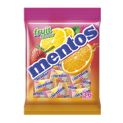 MENTOS POUCH BAG FRUIT 36S
