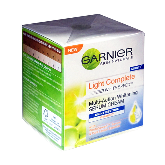 GARNIER LIGHT COMPLETE SLEEPNG MASK 50ml